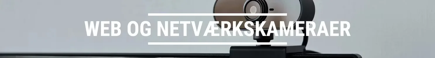 Web og netværkskamera banner.