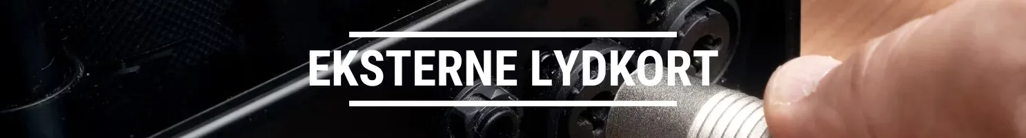 Eksterne lydkort banner.
