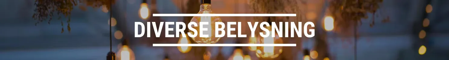 DIVERSE BELYSNING
