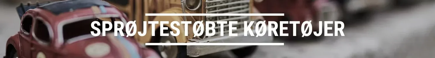 SPRØJTESTØBTE KØRETØJER