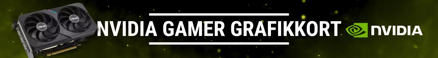 NVIDIA gamer grafikkort banner