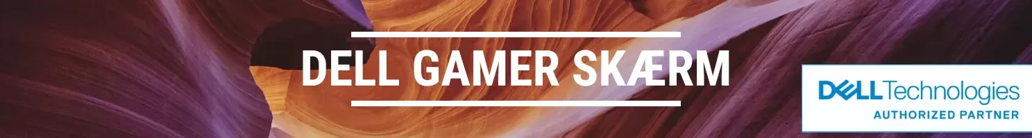 Dell gamer skærm banner
